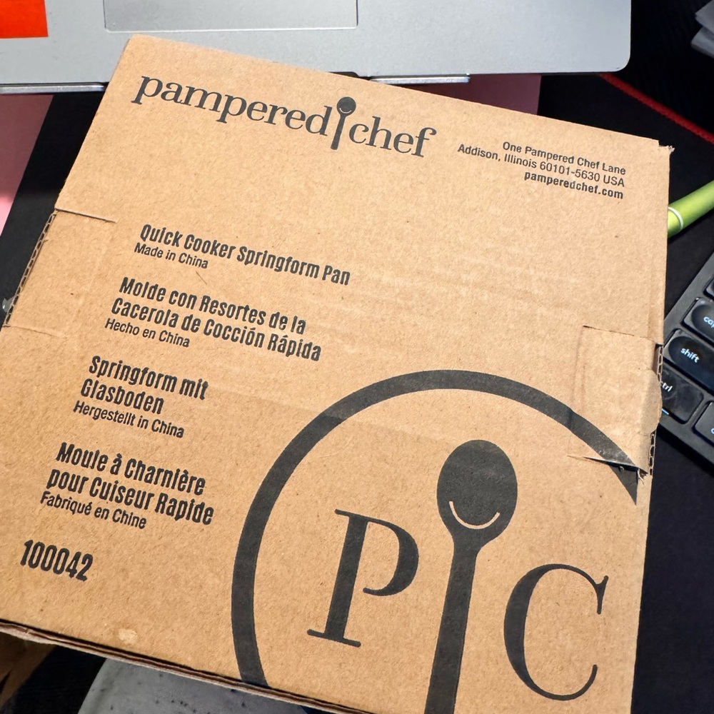 Pampered Chef Quick Cooker Springform Pan